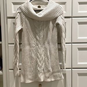 White House black market white sweater